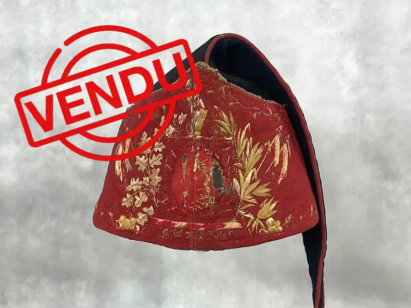 Bonnet de Police troupe de l’époque révolutionnaire (1792-1799)
