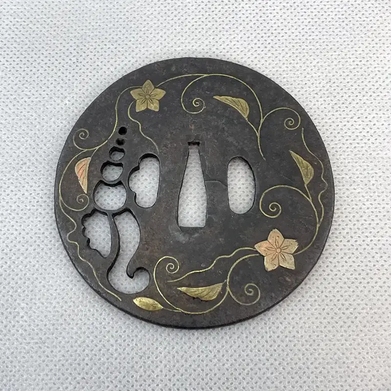Grande tsuba période edo 1630-1668