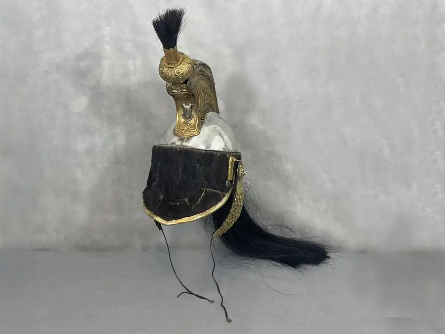Casque d’Officier de Cuirassier – 1er Régiment, Empire (vers 1810)
