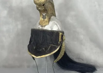 Casque d'officier de cuirassier 1er régiment d'époque empire