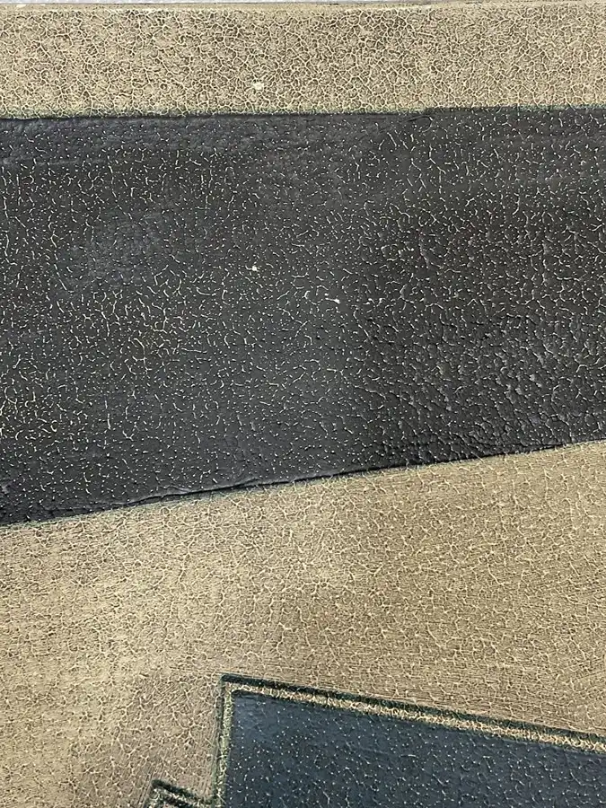 Détail de la toile de Le Yaouanc Détail de la toile de Le Yaouanc