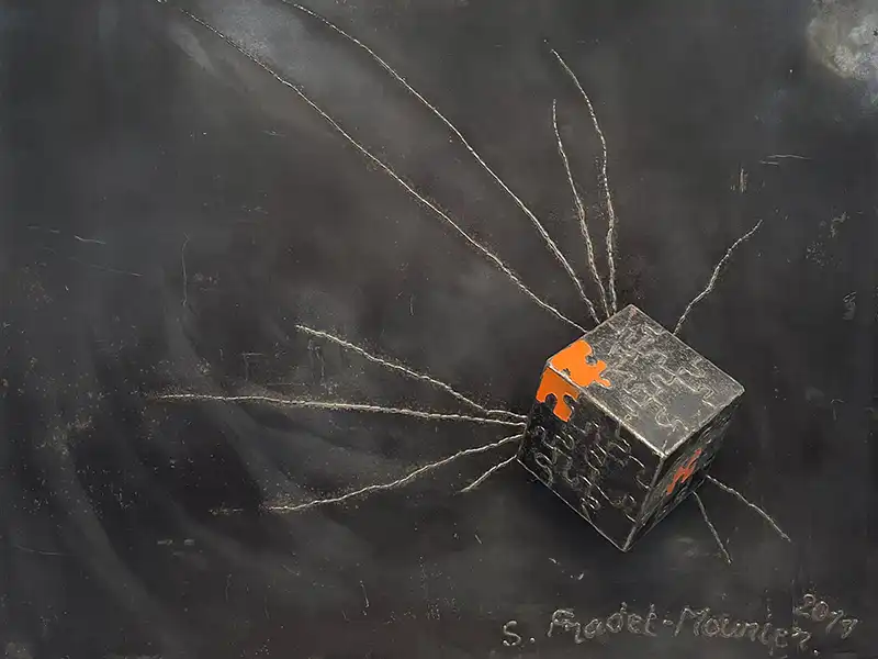 Sculpture Impact de Stéphane Fradet-Mounier