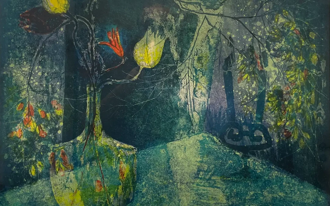 Lithographie de Lebadang, artsite vietnamien