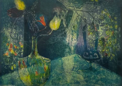 Lithographie de Lebadang, artsite vietnamien