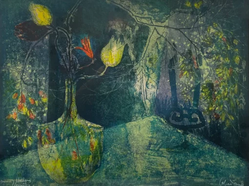 Lithographie de Lebadang, artsite vietnamien