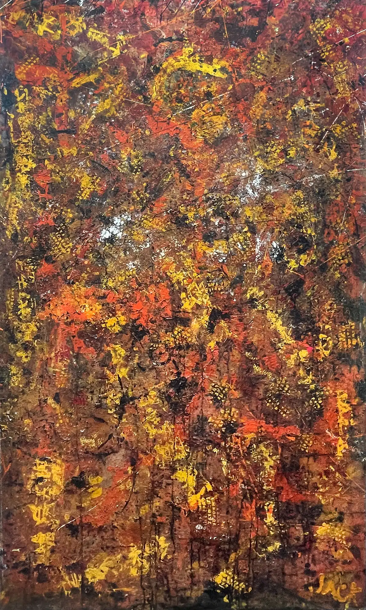 Tableau-Jacques-Penot-abstractio-lyrique Tableau de Jacques Penot mouvement abstraction lyrique